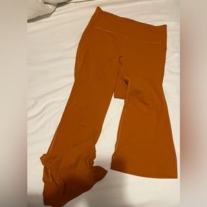 lululemon athletica Burnt Orange Flare Leggings